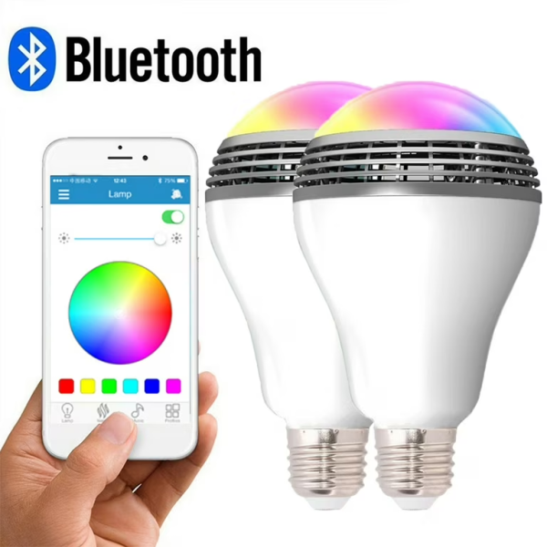 Bluetooth Smart Led Bulb With Speaker With App Control It